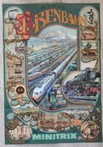 8 grote treinpostersTrix Eisenbahn 83,5 x 59 cm, Nieuw, Overige typen, Ophalen of Verzenden, Trein