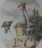 Thomas Gaugain (1756-1812) - Country girl of Tuscany 1794, Ophalen of Verzenden