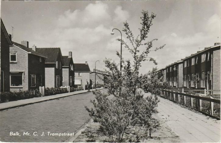 BALK Mr. C.J. Trompstraat, Verzamelen, Ansichtkaarten | Nederland, Ongelopen, Friesland, 1960 tot 1980, Verzenden