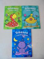 3x Tekenen van punt tot punt - NIEUW, Ophalen of Verzenden, Nieuw, Jongen of Meisje, Fictie algemeen