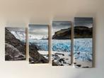 Vierluik - canvas wandfoto (IJsland gletsjer), Ophalen