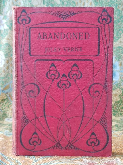Abandoned antiek boek uit Engeland van Jules Verne uit 1919., Antiek en Kunst, Antiek | Boeken en Bijbels, Ophalen of Verzenden
