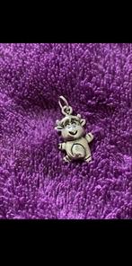 Zilveren bedel kettinghanger koe voor bedelarmband ketting, Ophalen of Verzenden, Zilver