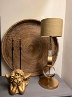 Light & Living tafellamp met lampenkap., Huis en Inrichting, Ophalen, Zo goed als nieuw, Metaal, 75 cm of meer