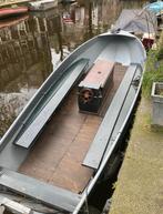 Stalen sloep met Mercury 4-takt (opknapper), Watersport en Boten, Ophalen, 10 tot 30 pk, Staal, Zo goed als nieuw