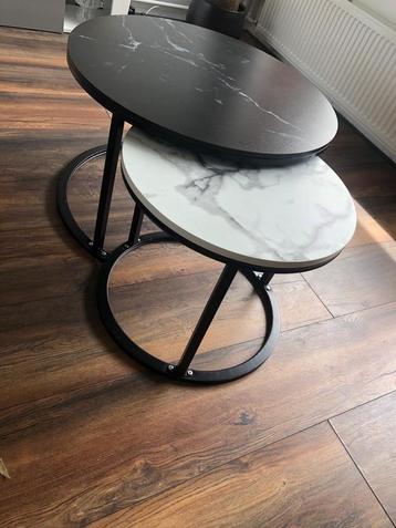 Moderne bijzettafels - set van 2