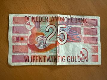 25 Gulden Biljet - 1989 beschikbaar voor biedingen