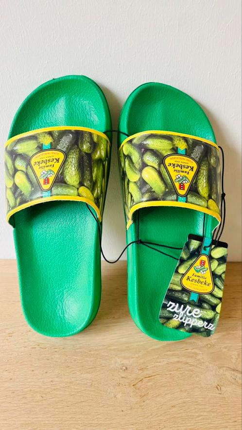 Kesbeke slippers “ Zure Zlipperz “ maat 36 NIEUW, Verzamelen, Merken en Reclamevoorwerpen, Zo goed als nieuw, Ophalen of Verzenden