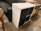 Ikea Kallax open kast met 4x zwarte stoffen bak B77 H77 D39, Huis en Inrichting, ., ., Ophalen of Verzenden, Zo goed als nieuw