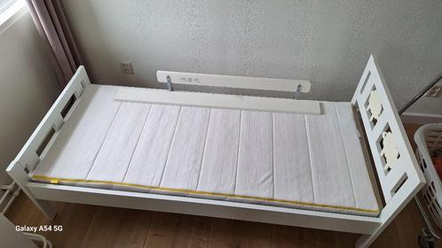 Peuterbed met lattenbodem, wit, 70x160 cm, Kinderen en Baby's, Kinderkamer | Bedden, Nieuw, 140 tot 160 cm, 70 tot 85 cm, Lattenbodem