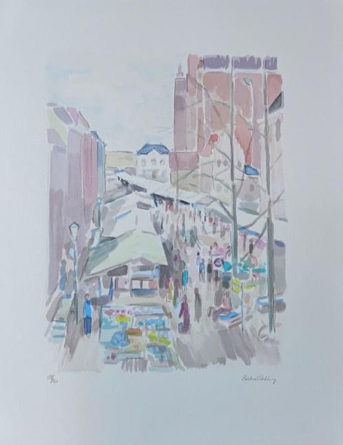 Zeefdruk Ellen van Stokkum  (Zomeropruiming), Antiek en Kunst, Kunst | Litho's en Zeefdrukken, Verzenden