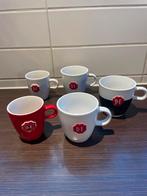 Douwe Egberts Mokken - 3 Maten, Gebruikt, Keramiek, Ophalen of Verzenden, Overige stijlen