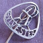 Kerst: Zilveren Speld SYLVESTER, Verzamelen, Speldjes, Pins en Buttons, Verzenden, Zo goed als nieuw