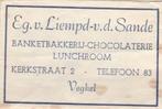 Eg v Liempd - vd Sande Kerkstraat Veghel - telefoon 83, Verzamelen, Ophalen of Verzenden