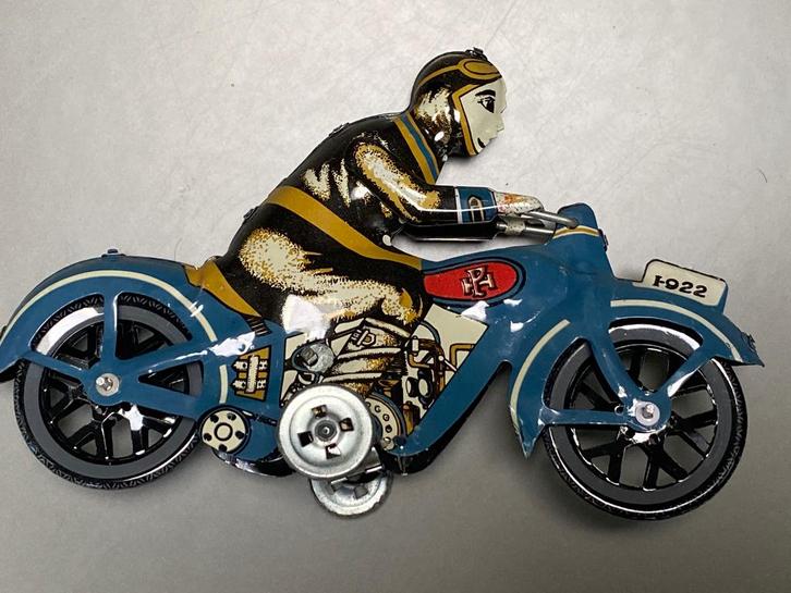 Blikken Paya motorfiets , Antiek en Kunst, Antiek | Speelgoed, Ophalen of Verzenden