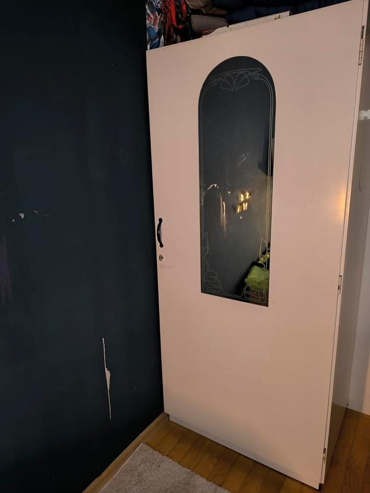 Kledingkast met deur en plank, Huis en Inrichting, Kasten | Kledingkasten, Gebruikt, 150 tot 200 cm, 50 tot 100 cm, 50 tot 75 cm