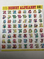 Stickervel Disney Alphabet, Verzamelen, Stickers, Verzenden, Zo goed als nieuw