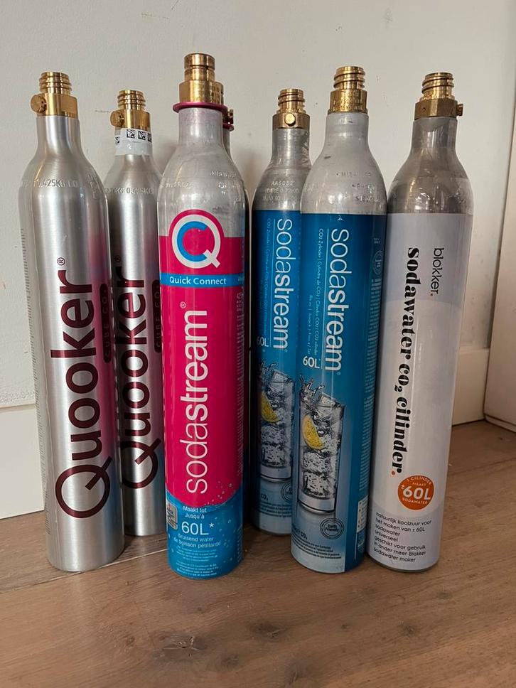 CO2 Sodastream, Quooker, Quick connect, Blokker hervullen, Witgoed en Apparatuur, Bruiswatermachines, Nieuw, Ophalen of Verzenden