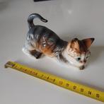 Porseleinen Tabby poes, Verzenden, Zo goed als nieuw, Dier