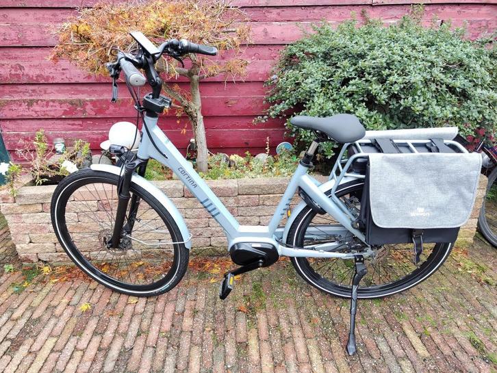 Elektrische Cortina Octa,echt goede fiets,accu,middenmotor., Fietsen en Brommers, Elektrische fietsen, Gebruikt, Cortina, 47 tot 51 cm