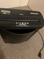 Papierversnipperaar shredder Rexel Alpha, Diversen, Ophalen of Verzenden, Zo goed als nieuw