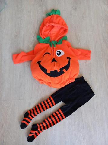 Baby Halloween outfit pompoen  beschikbaar voor biedingen