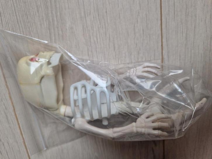 1986 bad to the bone ghost real ghostbusters skelet 1987, Verzamelen, Speelgoed, Zo goed als nieuw, Ophalen of Verzenden