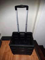 Trolley/ krat op wieltjes, 40 tot 60 cm, Opvouwbaar, Ophalen of Verzenden, Krat
