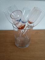 champagneglazen op steel - 6 stuks, Huis en Inrichting, Ophalen, Overige typen