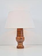 Vintage tafellamp hout ’70 spindel mid century japandi Uniek, Minder dan 50 cm, Vintage japandi, Gebruikt, Ophalen of Verzenden