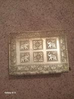 Sieradendoos, Ophalen of Verzenden, Zo goed als nieuw, Grijs, Met slot