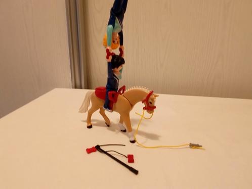 6933 voltige dames met paard compleet, Kinderen en Baby's, Speelgoed | Playmobil, Zo goed als nieuw, Complete set, Ophalen of Verzenden