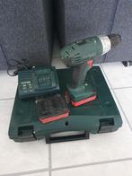 Metabo met 2x Lion accu's met koffer, Ophalen of Verzenden, Boor- en Schroefmachine