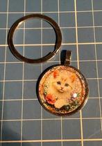 Sleutelhanger met kat, Ophalen of Verzenden, Nieuw, Dier of Natuur
