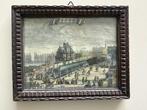 Kopergravure in kleur op papier afbeeldingen van Amsterdam, Ophalen of Verzenden
