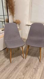 2x Jysk Jonstrup (Grijs), Huis en Inrichting, Stoelen, Ophalen, Twee, Zo goed als nieuw, Grijs