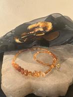 Granaat hessoniet citrien Madeira beschermt power geluk TIP, Sieraden, Tassen en Uiterlijk, Kettingen, Nieuw, Oranje, Ophalen of Verzenden