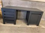 Bureau zwart geschilderd, Ophalen, Gebruikt, Bureau