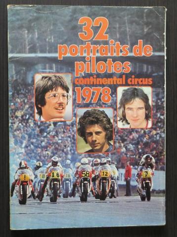 32 Portraits de Pilotes Continental Circus 1978 (WK Wegrace) beschikbaar voor biedingen