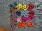 Hippie Flower Power Feestdecoratie Set, Ophalen of Verzenden, Zo goed als nieuw