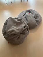 Lounge Pug zitzak (2x), Huis en Inrichting, Zitzakken, Ophalen, Gebruikt, Grijs, Zitzak