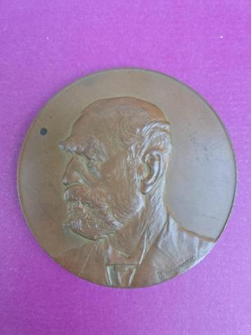 1902 België medaille Eugène Rombaut door F. Dubois, brons beschikbaar voor biedingen