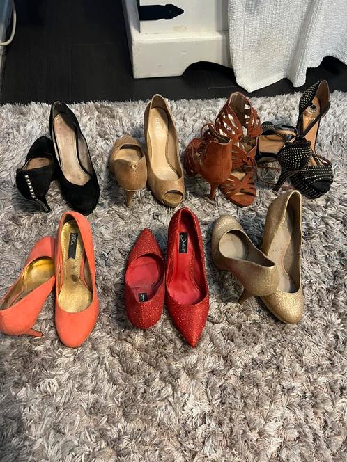 7 paar pumps, Kleding | Dames, Schoenen, Gedragen, Sneakers of Gympen, Zwart, Ophalen of Verzenden
