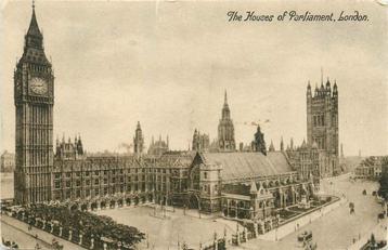(381-163-021) London The Houses of Parliament beschikbaar voor biedingen
