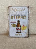 Wanddecoratie bier metalen wandborden duvel, Verzamelen, Biermerken, Ophalen of Verzenden, Nieuw, Reclamebord, Plaat of Schild