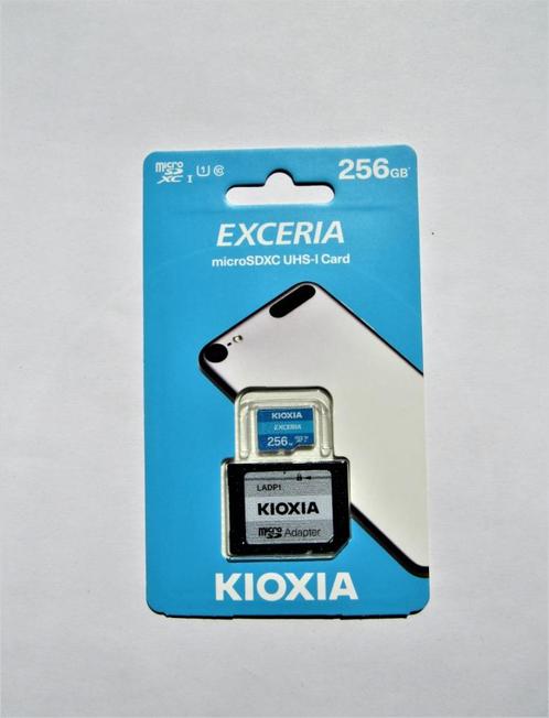 Kioxia (Toshiba) micro SD kaart 256GB nieuw, Audio, Tv en Foto, Fotografie | Geheugenkaarten, Nieuw, SD, 256 GB, Smartphone, Ophalen of Verzenden