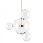 Glazen bubble hanglamp, Ophalen, Modern Design, Nieuw, Glas