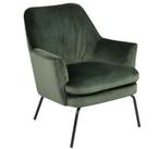 Vestbjerg Penelope Fauteuil - Velvet Groen, Huis en Inrichting, Fauteuils, Ophalen