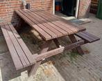 Mooie picknicktafel, Ophalen, Gebruikt, Inklapbaar, Rechthoekig