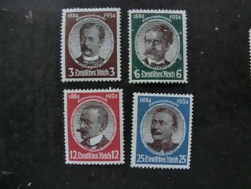 Duitse Rijk serie 540-543 Ongestemeld, beschikbaar voor biedingen